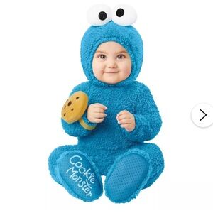 Blue Cookie Monster Baby Costume